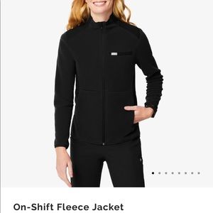 Figs Black Fleece Jacket